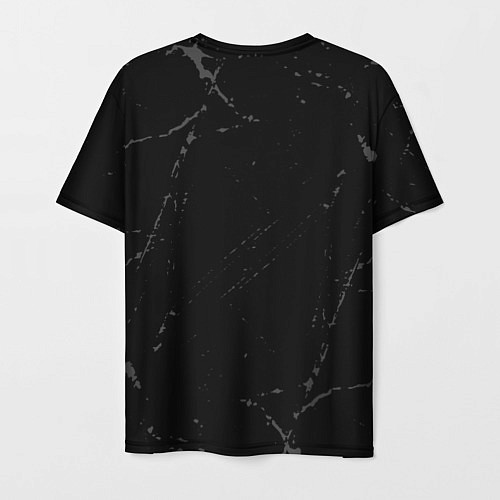 Мужская футболка Evanescence glitch на темном фоне / 3D-принт – фото 2