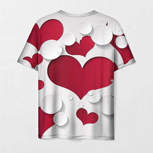 Мужская футболка С любовью для вас / 3D-принт – фото 2