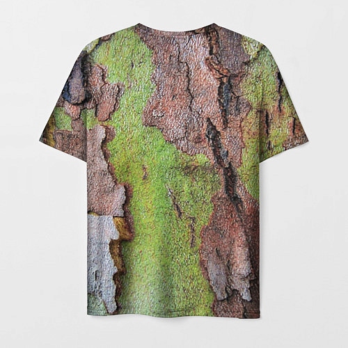 Мужская футболка Кора дерева / 3D-принт – фото 2