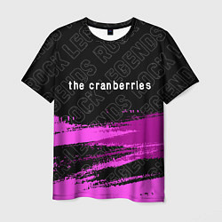 Футболка мужская The Cranberries rock legends: символ сверху, цвет: 3D-принт