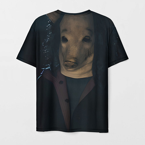 Мужская футболка Пила 10 маска свиньи / 3D-принт – фото 2