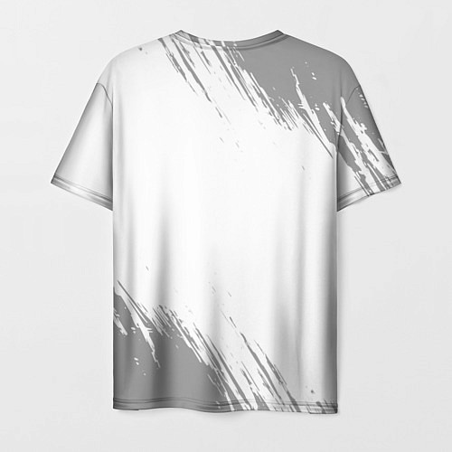 Мужская футболка Berserk glitch на светлом фоне: надпись, символ / 3D-принт – фото 2