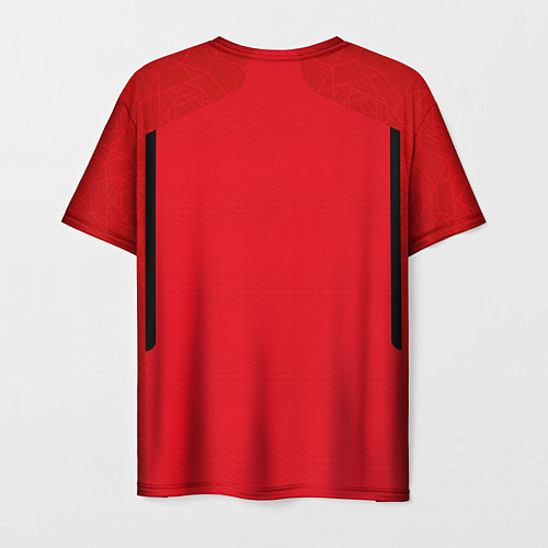 Мужская футболка ФК Манчестер Юнайтед форма 2324 домашняя / 3D-принт – фото 2