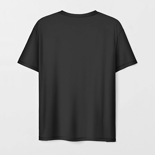 Мужская футболка Кот на черном - Пабло Пикассо / 3D-принт – фото 2