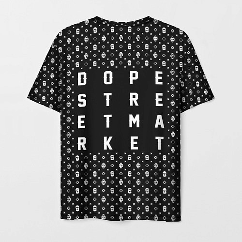 Мужская футболка Dope street market DXIII / 3D-принт – фото 2