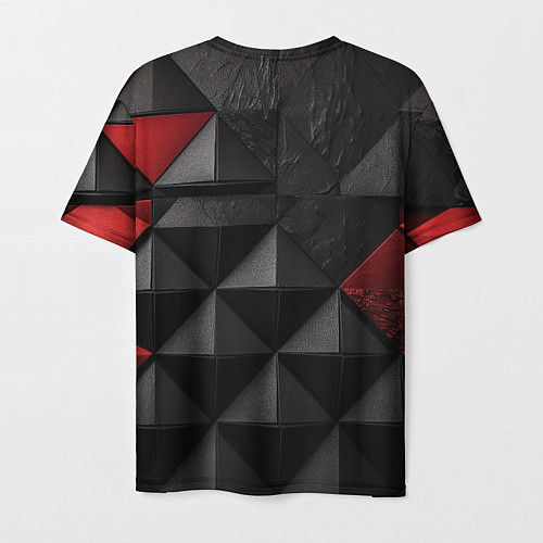 Мужская футболка Baldurs Gate 3 logo red black / 3D-принт – фото 2
