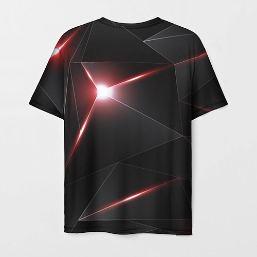 Мужская футболка Baldurs Gate 3 logo black red / 3D-принт – фото 2
