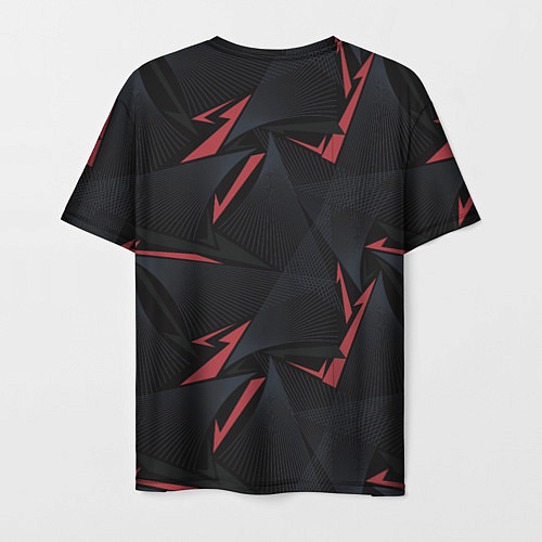 Мужская футболка Baldurs Gate 3 logo dark red / 3D-принт – фото 2