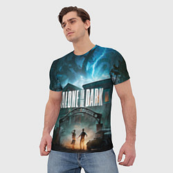Футболка мужская Особняк Alone in the dark, цвет: 3D-принт — фото 2