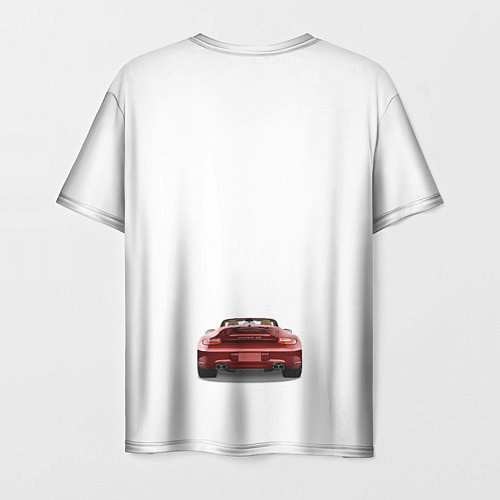 Мужская футболка Porsche car / 3D-принт – фото 2