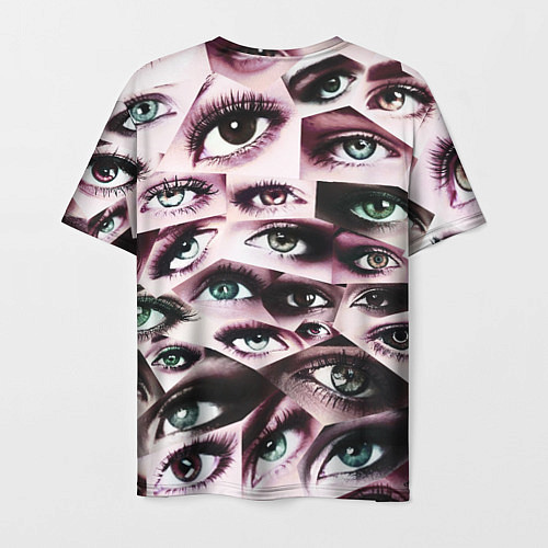 Мужская футболка Много глаз / 3D-принт – фото 2