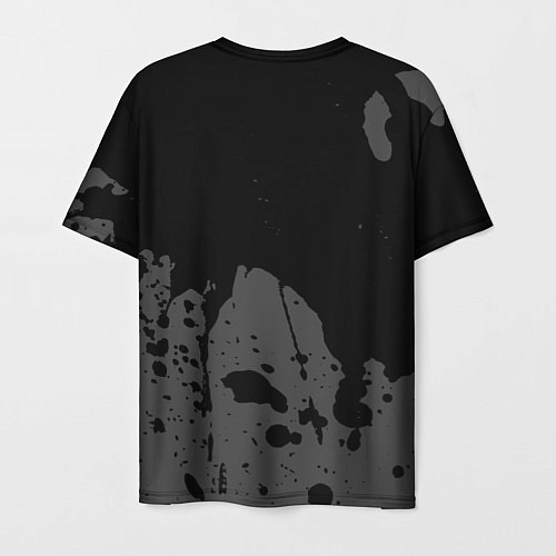 Мужская футболка JoJo Bizarre Adventure glitch на темном фоне: симв / 3D-принт – фото 2