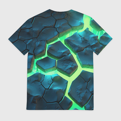 Мужская футболка CS GO green texture logo / 3D-принт – фото 2