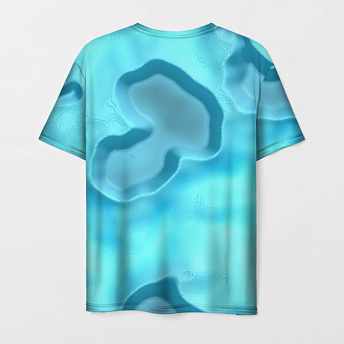 Мужская футболка Мятые облака / 3D-принт – фото 2
