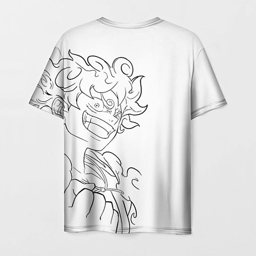 Мужская футболка Ван пис - Луффи гир 5 / 3D-принт – фото 2