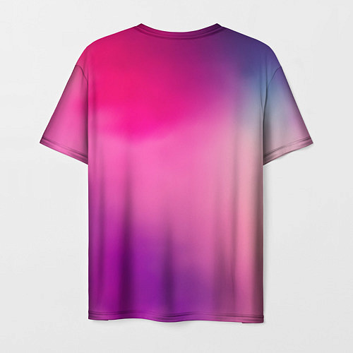 Мужская футболка Футболка розовая палитра / 3D-принт – фото 2
