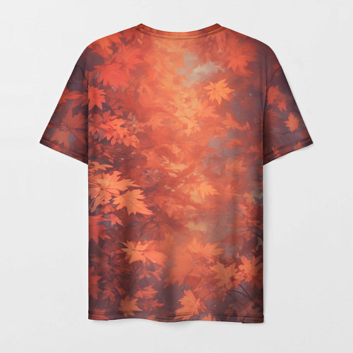 Мужская футболка Ксеноморф в осенней листве / 3D-принт – фото 2
