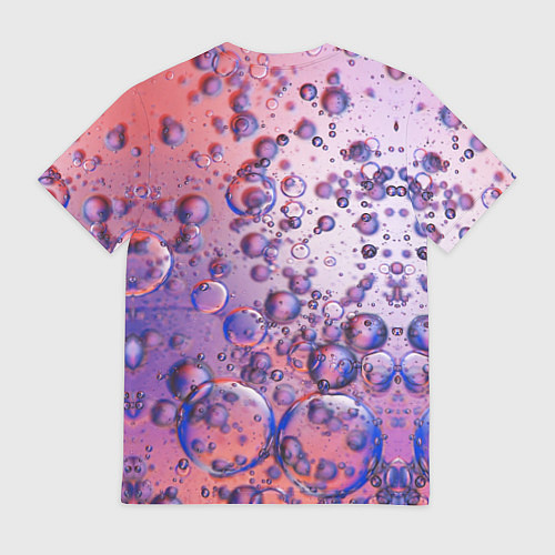Мужская футболка Пузыри в жидкости / 3D-принт – фото 2