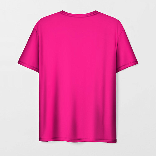 Мужская футболка Барби розовая / 3D-принт – фото 2