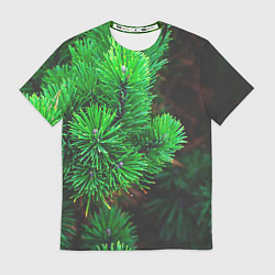 Футболка мужская Зелёный лес России, цвет: 3D-принт