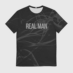 Футболка мужская Настоящий мужчина, цвет: 3D-принт