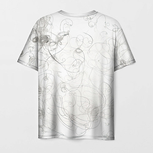Мужская футболка Череп в цилиндре стимпанк / 3D-принт – фото 2