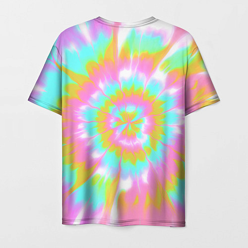 Мужская футболка I am Kenough - retro tie-dye / 3D-принт – фото 2
