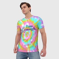 Футболка мужская I am Kenough - retro tie-dye, цвет: 3D-принт — фото 2