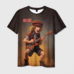 Футболка мужская ACDC art, цвет: 3D-принт