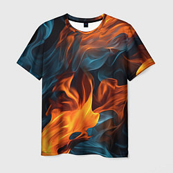 Футболка мужская Пламя огня, цвет: 3D-принт
