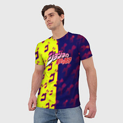 Футболка мужская JoJo Bizarre Adventure night skin, цвет: 3D-принт — фото 2