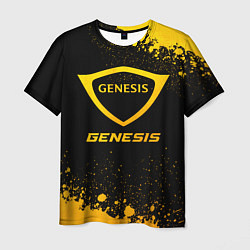 Футболка мужская Genesis - gold gradient, цвет: 3D-принт