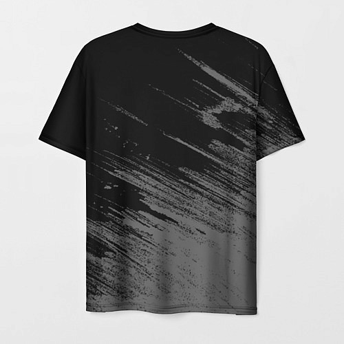 Мужская футболка Балудрс гейт лого - черно-белый / 3D-принт – фото 2