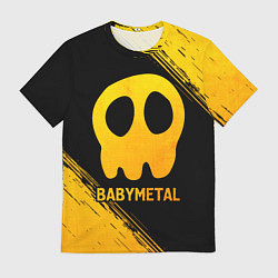 Футболка мужская Babymetal - gold gradient, цвет: 3D-принт
