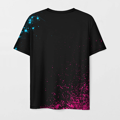 Мужская футболка My Chemical Romance - neon gradient / 3D-принт – фото 2