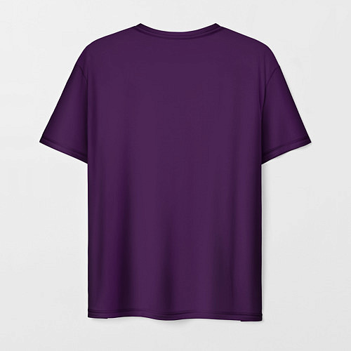 Мужская футболка Глубоко фиолетово / 3D-принт – фото 2