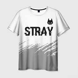 Футболка мужская Stray glitch на светлом фоне посередине, цвет: 3D-принт
