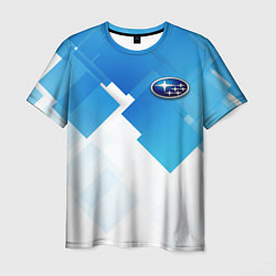 Футболка мужская Subaru art, цвет: 3D-принт