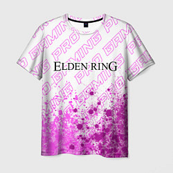 Футболка мужская Elden Ring pro gaming посередине, цвет: 3D-принт