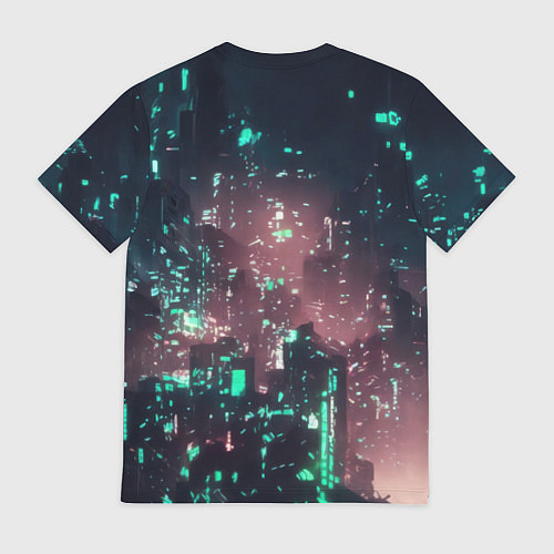 Мужская футболка Девушка в узорчатой одежде / 3D-принт – фото 2