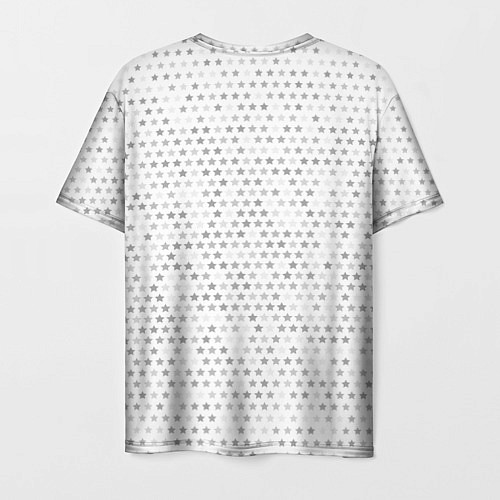 Мужская футболка Placebo glitch на светлом фоне вертикально / 3D-принт – фото 2