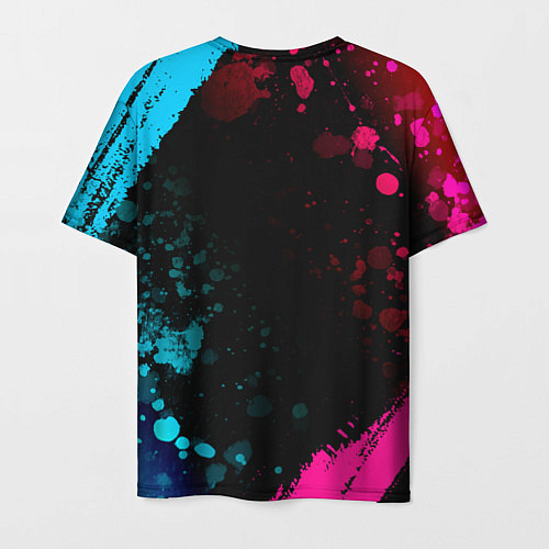 Мужская футболка Bring Me the Horizon - neon gradient / 3D-принт – фото 2
