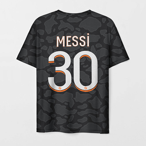 Мужская футболка Лионель Месси форма ПСЖ 23-24 третья / 3D-принт – фото 2
