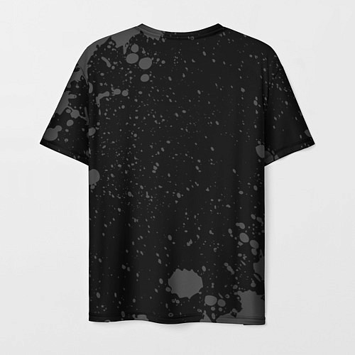 Мужская футболка Among Us glitch на темном фоне / 3D-принт – фото 2