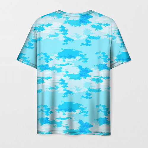 Мужская футболка Абстракция стилизованное небо / 3D-принт – фото 2