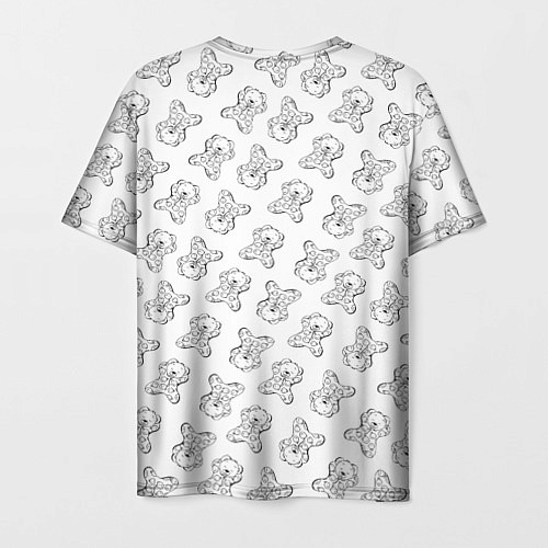 Мужская футболка Сончас у мишек - принт раскраска / 3D-принт – фото 2