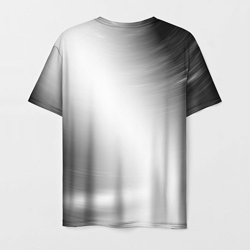Мужская футболка Lindemann glitch на светлом фоне посередине / 3D-принт – фото 2