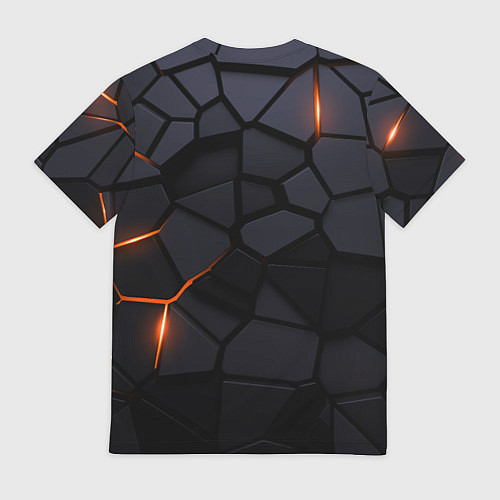 Мужская футболка Land Rover - плиты с эффектом свечения / 3D-принт – фото 2