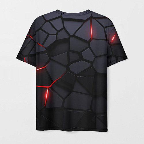 Мужская футболка Citroen - плиты с эффектом свечения / 3D-принт – фото 2