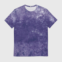 Мужская футболка Абстракция - violet color background